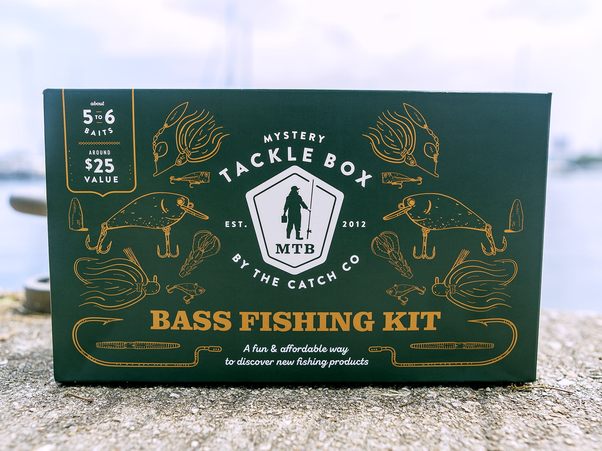 Opening Mystery Tackle Box 341 Bass Fishing Kit 