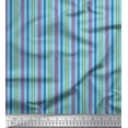 thumbnail image 1 of Soimoi Rayon Crepe Fabric Vertical Stripe Print Sewing Fabric Yard 46 Inch Wide, 1 of 1
