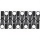 thumbnail image 1 of Gancho de hebilla, correas de nailon portátiles, Clip para soporte de botella de agua (negro), 10 Uds. Likrtyny Para estrenar, 1 of 6