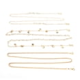 thumbnail image 1 of uds., soporte de cadena para cubierta facial de Metal, colgante de concha de perla de imitación, cordón de cadena para gafas, 1 of 5