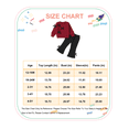 thumbnail image 3 of Yaoqi 4T Toddler Girl Outfit Set 5T Child Girls Clothes Long Sleeves Bowknot Sweatshirt Top Flared Pants 2pcs Clothing Red, 3 of 7