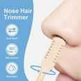thumbnail image 4 of 2-in-1 Nasal Hair Cutter, 2025 New Double Sided Nose Hair Knife, 360° Rotating Nose Hair Trimmer Remover Tool Hair Razor Cutter for Women and Men (Green), 4 of 8