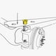 thumbnail image 4 of Buje De Rueda De Inclinación Delantera, Buje De Rueda De Inclinación K80109 Práctico Para Bronco II E-150 E-250 E-350 E-450, 4 of 7