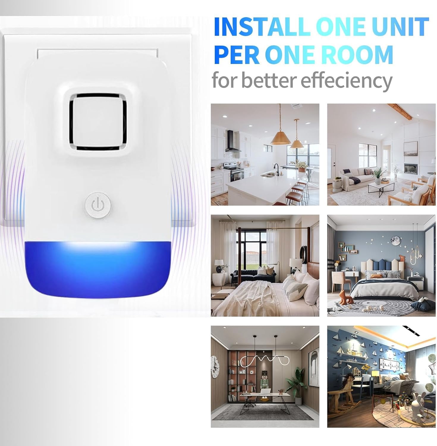 Ultrasonic Pest Repeler,Indoor Mouse Repellet Plug In Pest Control for Insects, Mice, Mosquitoes, Spiders, Cockroaches, Human & Pet Safe