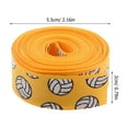 thumbnail image 2 of OUNONA Yellow Volleyball Ribbon Polyester Craft Ribbon for Clothing Decoration, Crafts, Sewing, and Projects, 2 of 7