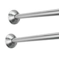 thumbnail image 5 of iDesign, Curved Shower Curtain Rod, Brushed Stainless Steel, 5 of 7