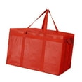 thumbnail image 2 of Bolsa térmica para entrega de alimentos, bolsa para compras, bolsa para llevar, bolsa térmica multiusos, calentador de pizza para exteriores rojo, 2 of 8