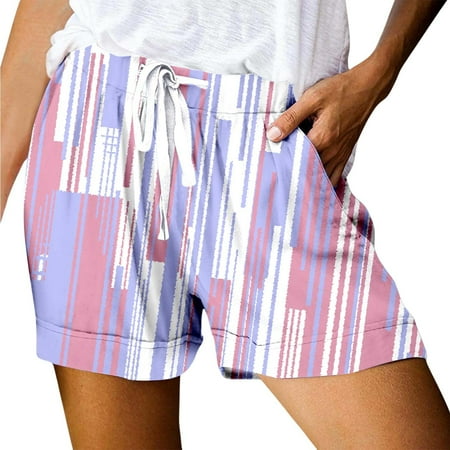 Gyexs Boy Shorts Underwear for Women Elastic Waist Beach Pants Girls Bottoms Shorts Relaxed Fit Boy Shorts Yoga Shorts Fashion Workout Gym Shorts with Pockets