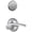 Satin Chrome, variant on Schlage F94MER716LH Merano Left Handed One-Sided Dummy Interior Pack - Bronze