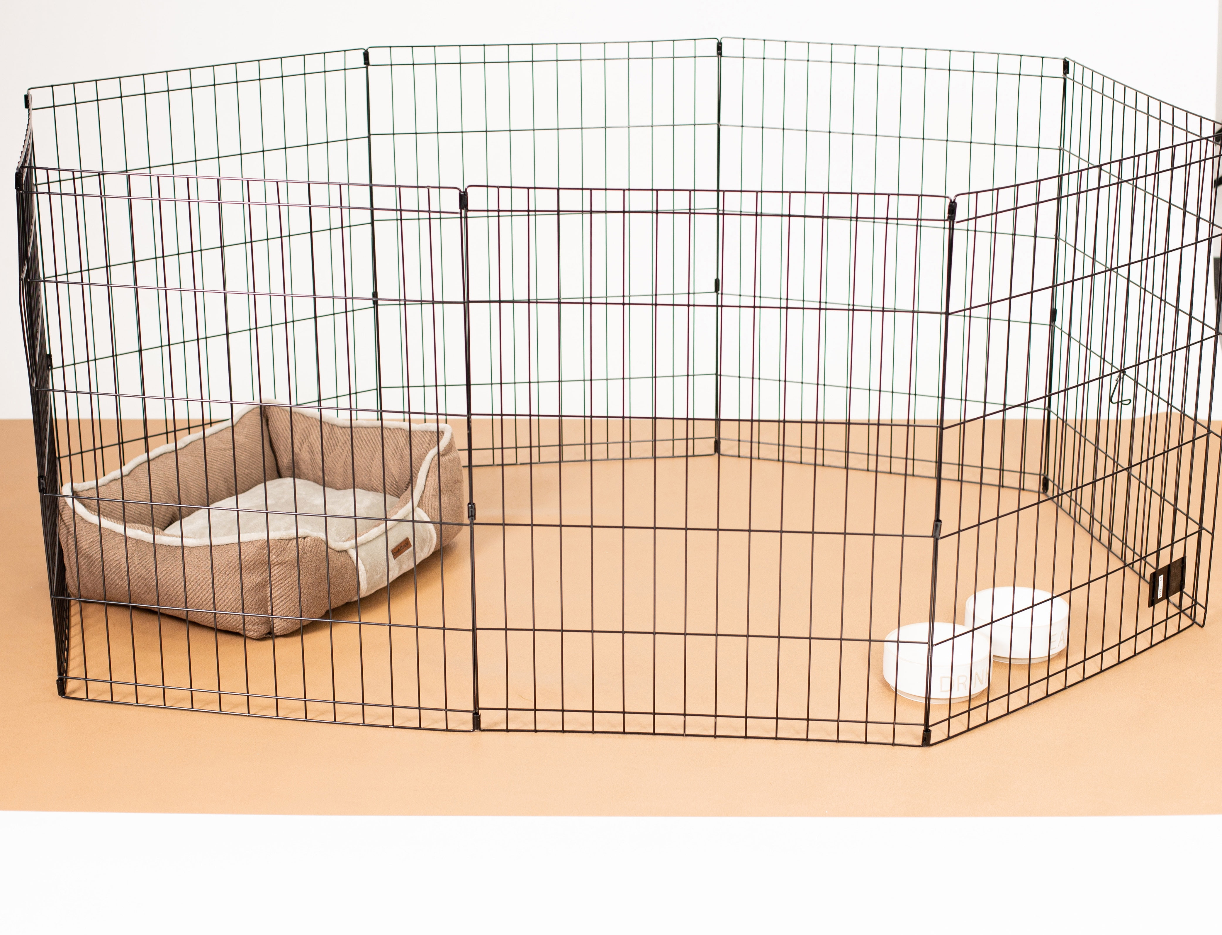 G-Floor 5' x 10' Vinyl Levant Pet Friendly Carpet Protector for Dogs & Cats - Sandstone