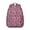 Rose-red-4, variant on "Plaid & Dog Print Backpack - Preppy Academic Backpack, Collegiate Canine Gift with Monogram Spot & Insulated Lunch Pocket"