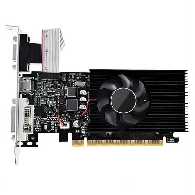 Tarjeta gráfica GT730 4G DDR3 de 128 bits, 700 MHz, 40 nm, PCIE 2.0, 16X, compatible con VGA+DVI+