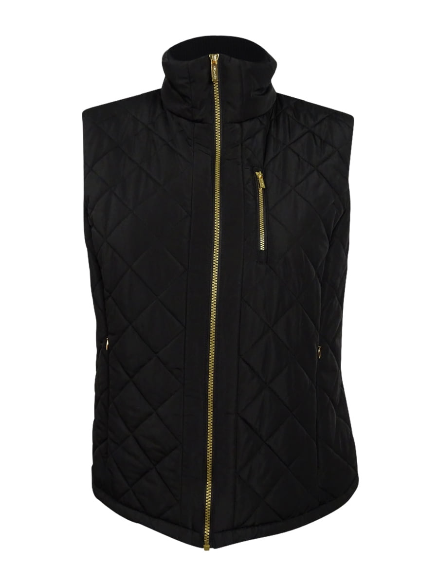 calvin klein plus size quilted vest