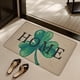 thumbnail image 1 of CaiYueKe St. Patrick's Day Door Mat Non Slip - Washable Super Absorbent Indoor Outdoor Welcome Rug with Rubber Backing, Bathroom Kitchen Floor Mats Festive Shamrock Decorations, 1 of 9