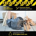 thumbnail image 2 of Contractor Garbage Bags 55 Gallon | 40 Trash Bags | Heavy Duty | Black Contractor, 2 of 8