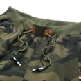 thumbnail image 2 of SWSMCLT Men's Beach Soft Lightweight Fashion Gym Shorts Camo Printed Joggers Cotton Comfy Casual Track Shorts Army Green Large, 2 of 4