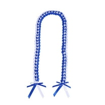 NSESSHome Graduation Ribbon Class of 2024 Handmade Braided Necklace Color Adjustable Congrats Graduates for High School and College Graduation Party Gifts