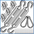 thumbnail image 1 of Duty M8 Sail Fixing Kit, 304 Less Steel Canopy Fixing Kit para Tri y Square, kit de accesorios (m8), 1 of 5