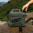 thumbnail image 4 of Yucurem 3.2 Gallon Camping Water Jug, Portable Water Containers with Spigot, Leak-Proof Emergency Water Storage for Outdoor Camping Hiking (Green), 4 of 8