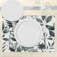 thumbnail image 3 of Ambesonne Dark Green Place Mats Set of 4, Nature Delicate Branches, Standard Size, Laurel Green, 3 of 5