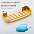 thumbnail image 5 of Cesta de almacenamiento de ducha moderna para baño, el acabado anodizado proporciona una superficie elegante y resistente a la oxidación, el material de aluminio espacial garantiza durabilidad y, 5 of 5