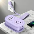 thumbnail image 1 of BotaniNest Five In One Power Strip With USB Ports，Extension Cord Surge Protector Power Strip，Portable For Travel USB Smart Charging Meeting The Needs Of Various Devices, 1 of 7