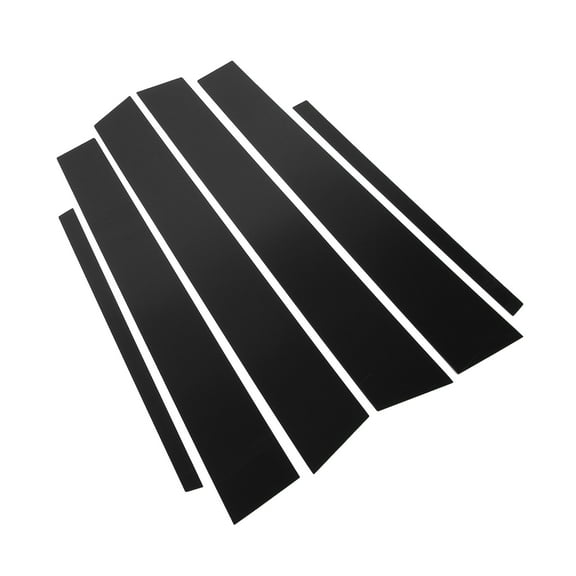 6 Pcs Pillar Posts Door Window Trim Cover for Honda Accord Sedan 2008-2012 Black Door Pillar Cover