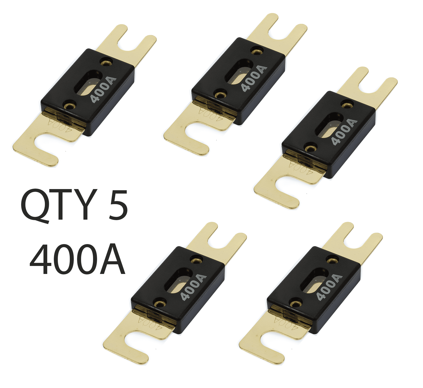 400 Amp ANL Inline Fuse by Voodoo Car Audio For Fuse holder (5 PACK