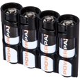 thumbnail image 1 of AA Battery Storage Caddy by Storacell, Black, Holds 4 Batteries (Not Included), 1 of 2