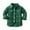 Green, variant on Toddler Baby Boys and Girls Plaid Shirts Jacket Long Sleeve Lapel Button Down Shirt Top Outwear Clothes Ma-Red-(2-3 Years)