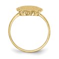 thumbnail image 2 of 14k Or Jaune 12,0x9.0mm Chevalière Bague, 2 of 9