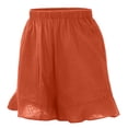 thumbnail image 3 of Vedolay Women's Casual Shorts Solid Color Loose Sports Shorts with Pockets,Z1-Orange S, 3 of 5