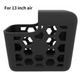 thumbnail image 1 of Adaptador de corriente Funda protectora de silicona a prueba de polvo Macbook Power Reemplazo de la funda protectora para MacBook, 13in Air, Negro Inevent EL5328-01B, 1 of 7
