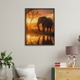 thumbnail image 4 of Paint By Numbers Kit for Adults Beginner - DIY Elephant Sunset Reflection Serenade Canvas Painting Kits for Adults, Frameless Paint By Number for Adults for Home Wall Decor 16x20 Inch, 4 of 7