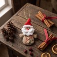 thumbnail image 5 of AZXY Fabric Santa Christmas Ornaments, Indoor Décor, Christmas Tabletop Decor, Christmas Decorations Indoor, Rustic Christmas Tree Decorations Indoor for Xmas Tree Home Holiday Décor, 5 of 5