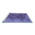 thumbnail image 2 of Ahgly Company Machine Washable Indoor Rectangle Oriental Blue Traditional Area Rugs, 4' x 6', 2 of 4