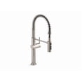 thumbnail image 2 of KOHLER 22973-CP Crue High-Arc Kitchen Faucet with Pull Down Spring Spout, Professional Pre-Rinse Kitchen Faucet, Commercial Faucet, Polished Chrome, 2 of 4