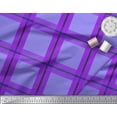 thumbnail image 3 of Soimoi Poly Georgette Fabric Check Check Fabric Prints By Yard 42 Inch Wide, 3 of 3