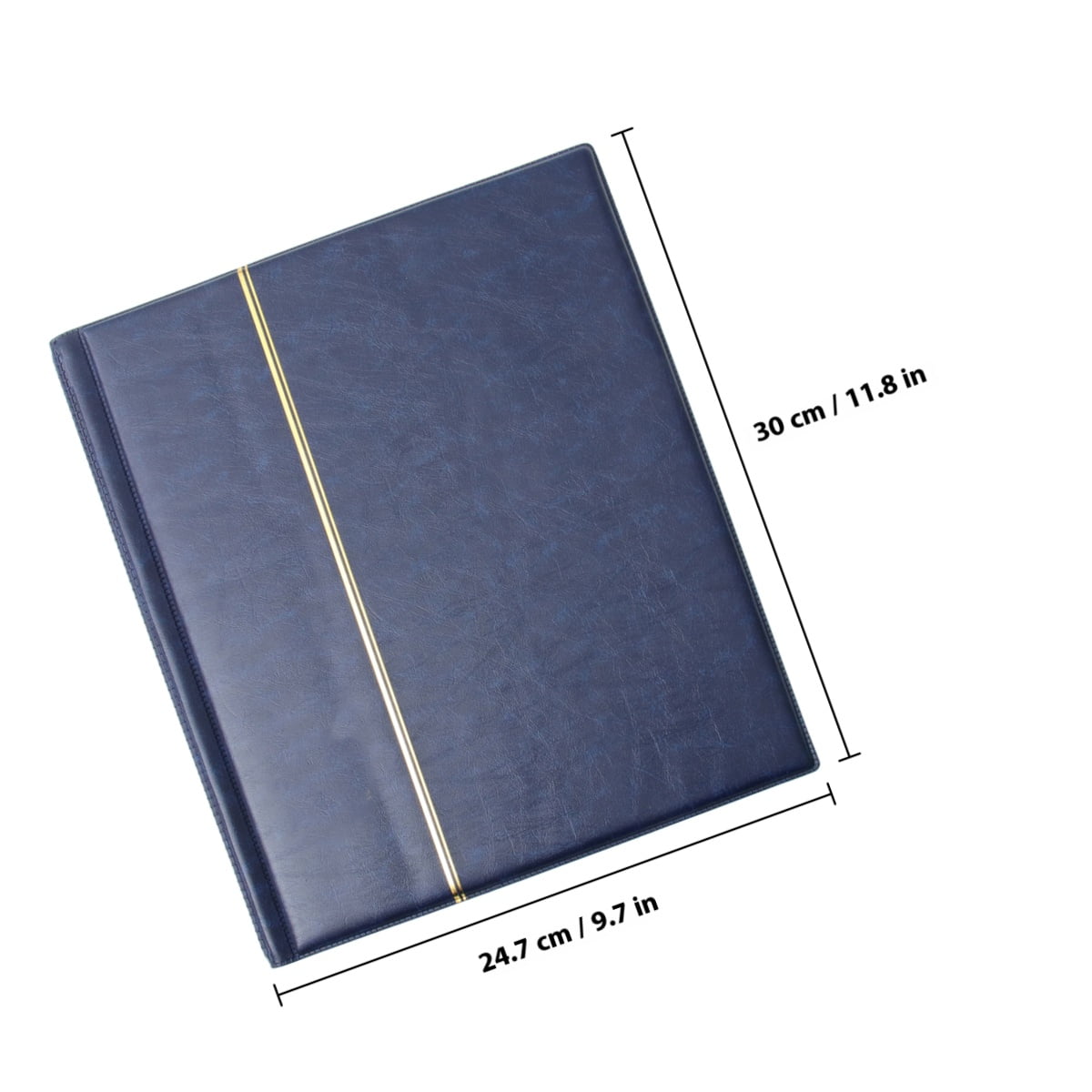 Amosfun Coin Collector Book Blue Portable and Durable Storage Solution