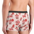 thumbnail image 3 of Uemuo Milk Tea Pattern Men's Boxer Briefs,Trunk Anti-Chafing,Comfortable, Durable, and Stylish Underwear-X-Large, 3 of 9
