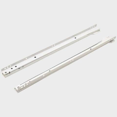 Boat Side Mount Drawer Slides | White 17 3/4 Inch White (Set of 2)