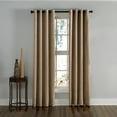 thumbnail image 6 of Curtainworks Lenox Grommet Curtain Single Panel, Indoor, 50"W x 132"L, Taupe, Adult, 6 of 7