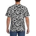 thumbnail image 2 of Naloa Snake Men's T-Shirt Sport T-shirt Men's Basic Tee Casual Men's Shirt, Round Neck, Short Sleeves - 3X-Large, 2 of 5