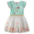 thumbnail image 1 of Little Lass Girls 2T-4T Mermaid Dress (Green 2T), 1 of 1