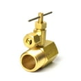 thumbnail image 3 of Baweave Plumbing 4408878 3/4 Inch MIP x 3/4 Inch FIP Ice Maker Adapter with 1/4 Inch Angle Needle Valve, 3 of 4