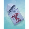 thumbnail image 3 of Retro Vintage California League Hoodie Men -Image by Shutterstock, Male 4X-Large, 3 of 4