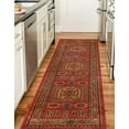thumbnail image 4 of Unique Loom Sahand Collection Area Rug (2' x 6' 1" Runner Red/Light Blue), 4 of 6