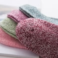thumbnail image 3 of Clearance Under 10$! Comfortable And Breathable Solid Color Thickened Warm Mid Length Socks, 3 of 3