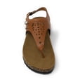 thumbnail image 2 of Victoria K Women's Laser Cut Out Cork Sandals, 2 of 4