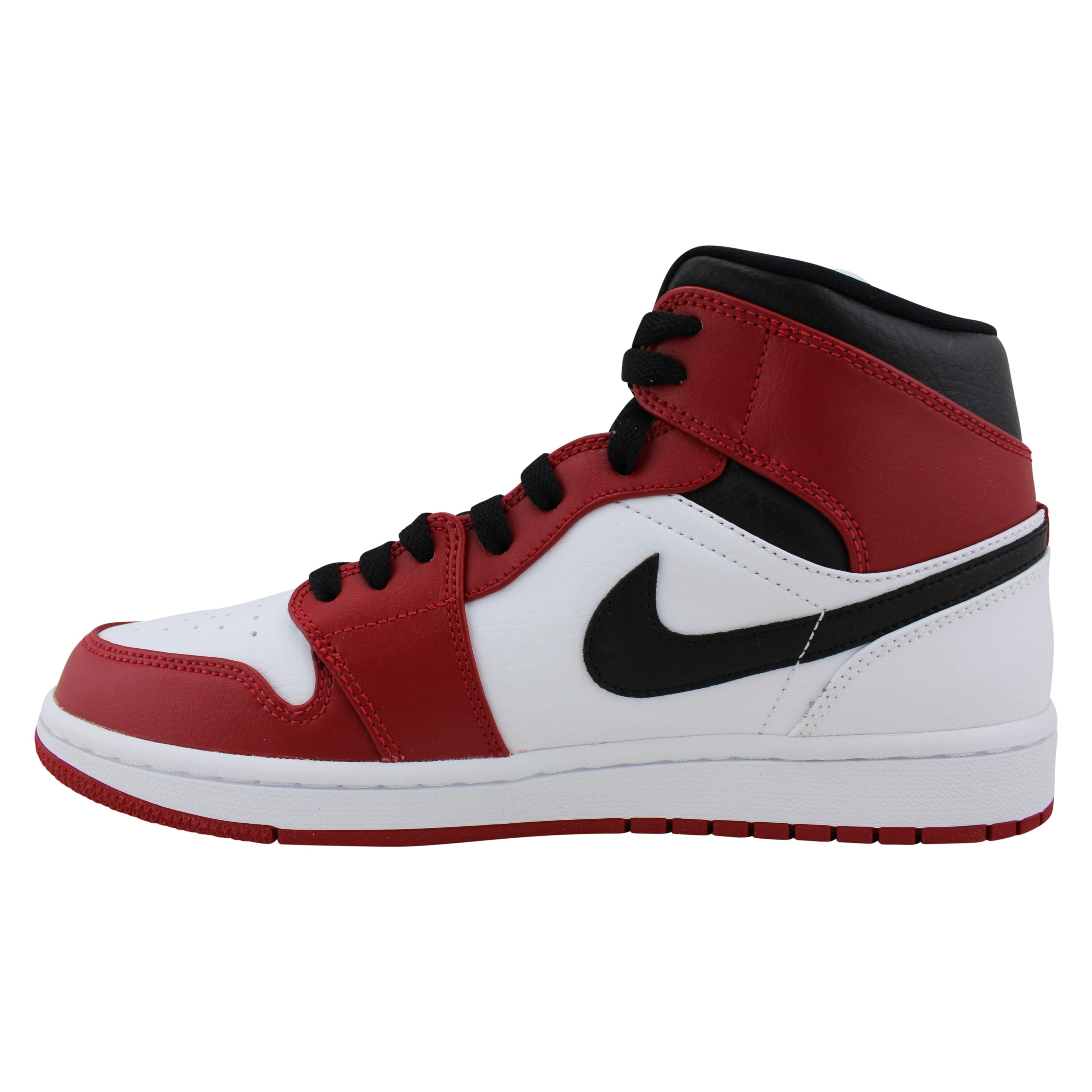 Nike NIKE AIR JORDAN 1 MID CHICAGO (2020) White/Gym-Red 554724-173 Men's